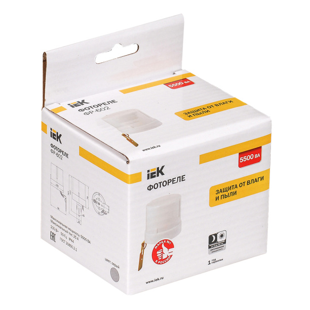 Фотореле IEK 5500 ВА от магазина ЛесКонПром.ру