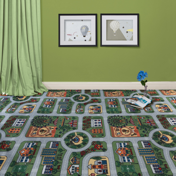 Ковролин Экополия зеленый 4 м от магазина ЛесКонПром.ру