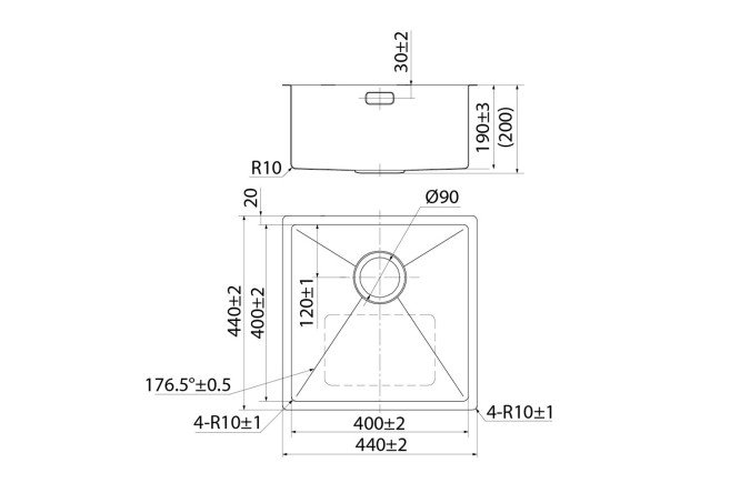 Мойка врезная IDDIS Edifice 80550612 от магазина ЛесКонПром.ру
