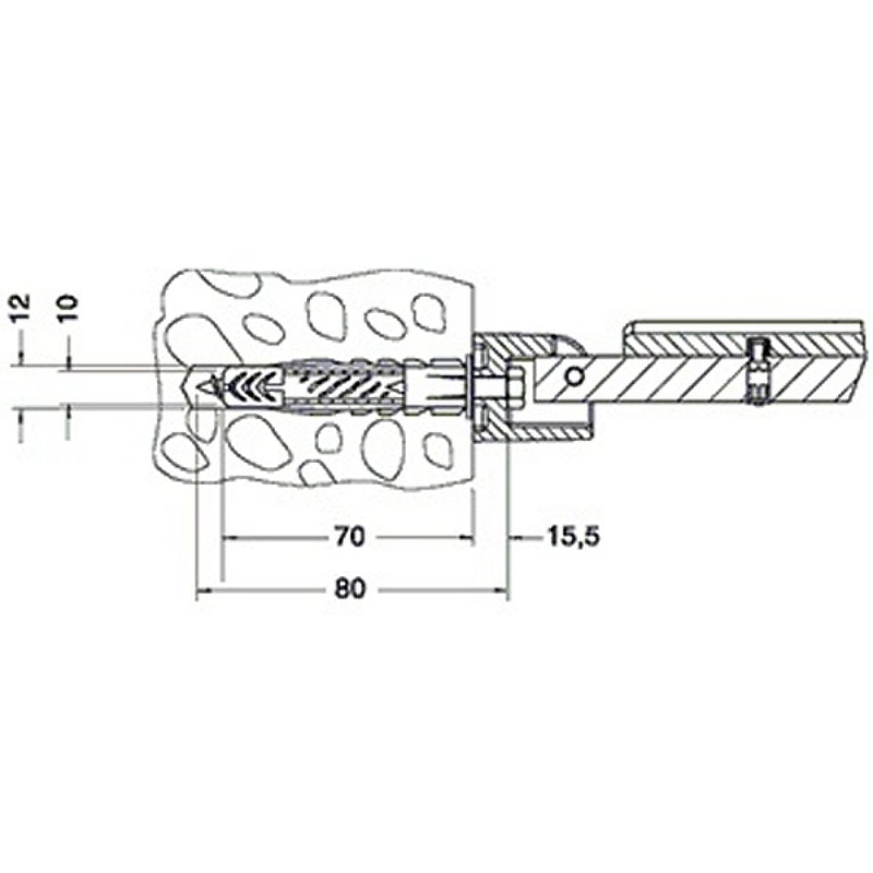 Комплект креплений Keuco Plan 34992 000100 Хром от магазина ЛесКонПром.ру