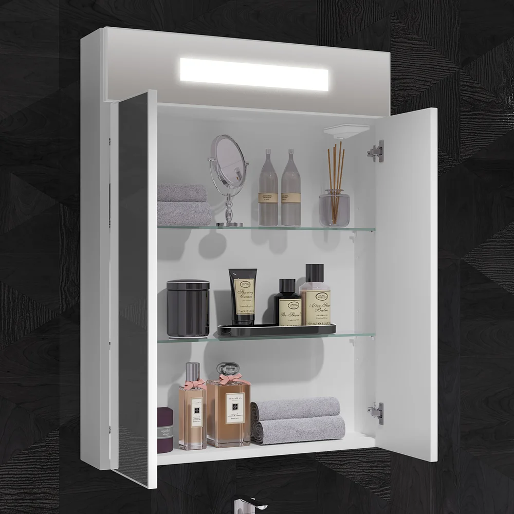 Зеркало-шкаф Opadiris Фреш 60 с подсветкой от магазина ЛесКонПром.ру