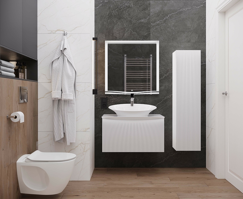 Раковина Laparet Bianca 65 Белая от магазина ЛесКонПром.ру