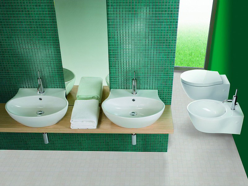 Раковина Hatria Nido 62 Y0R401 Белая от магазина ЛесКонПром.ру