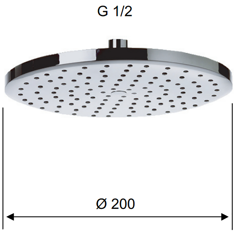 Верхний душ Remer 356MD20X Хром от магазина ЛесКонПром.ру