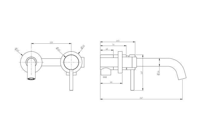 Смеситель для раковины MILACIO Ultra 80517334 от магазина ЛесКонПром.ру