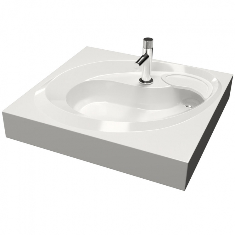 Раковина Madera Ameli 60 4627173210058 на стиральную машину Белая от магазина ЛесКонПром.ру