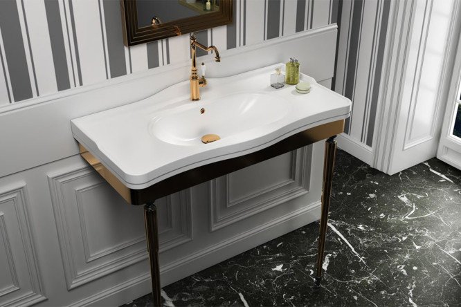 Умывальник встраиваемый сверху QUARTER BATH Crown 80551737 от магазина ЛесКонПром.ру