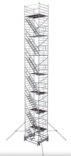 ВЫШКА МОДУЛЬНАЯ АЛЮМИНИЕВАЯ megal -BMA1400/15 С ЛЕСТНИЦЕЙ от магазина ЛесКонПром.ру