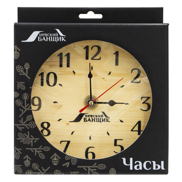 Часы для предбанника Невский банщик от магазина ЛесКонПром.ру