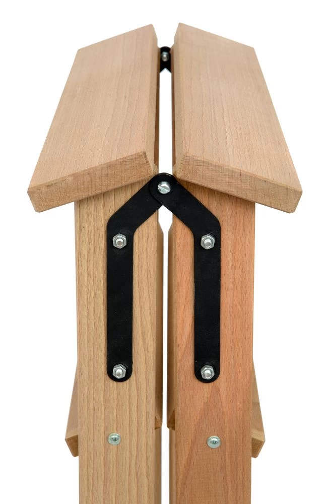 Стремянка двухсторонняя деревянная со ступенями Hoz-Block Штукатур 2x5 ступеней (арт. СДДШ-5) от магазина ЛесКонПром.ру