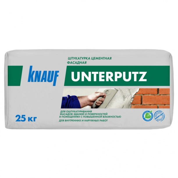 Цементная штукатурка КНАУФ-Унтерпутц 25 кг от магазина ЛесКонПром.ру