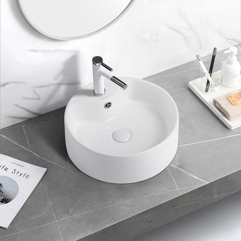 Раковина Abber Bequem 40 AC2104 Белая от магазина ЛесКонПром.ру