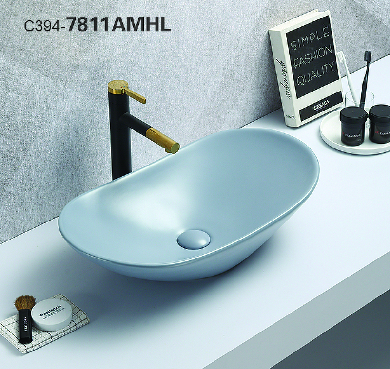 Раковина-чаша CeramaLux 61 7811AMHL-4 Голубая от магазина ЛесКонПром.ру