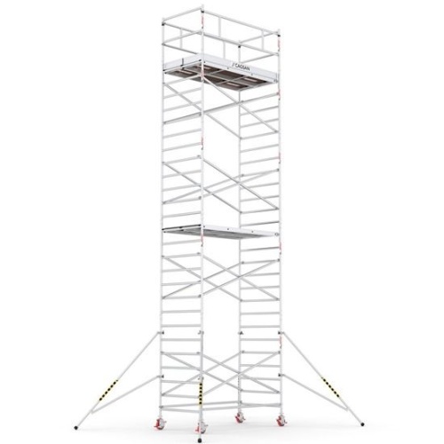 Вышка-тура алюминиевая CAGSAN  ProTUBE 120Х240, рабочая высота 10м(L10_FP) от магазина ЛесКонПром.ру