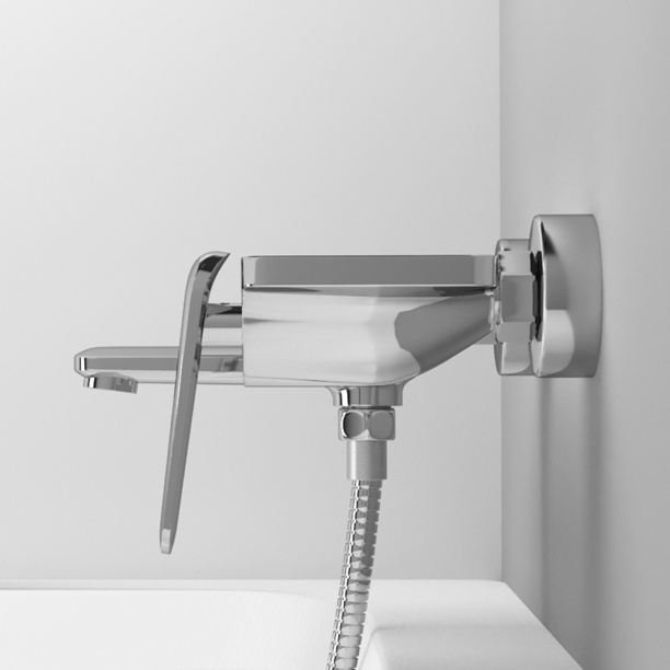 Смеситель для ванны IDDIS Dash хром от магазина ЛесКонПром.ру