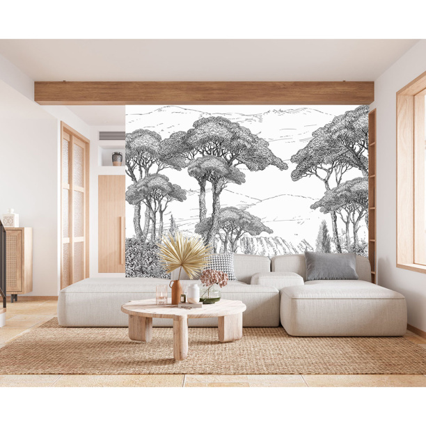 Фотообои флизелиновые Деревья 264-015А 300х270см от магазина ЛесКонПром.ру