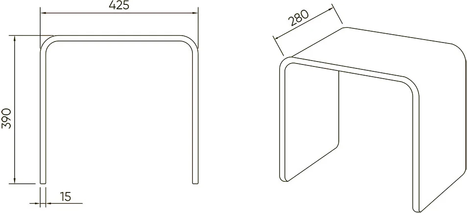 Табурет Veconi ST-AC-1TB от магазина ЛесКонПром.ру