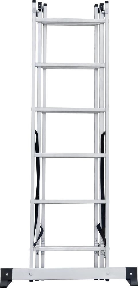 Лестница алюминиевая трехсекционная Новая Высота 3x6 арт. 1230306 от магазина ЛесКонПром.ру