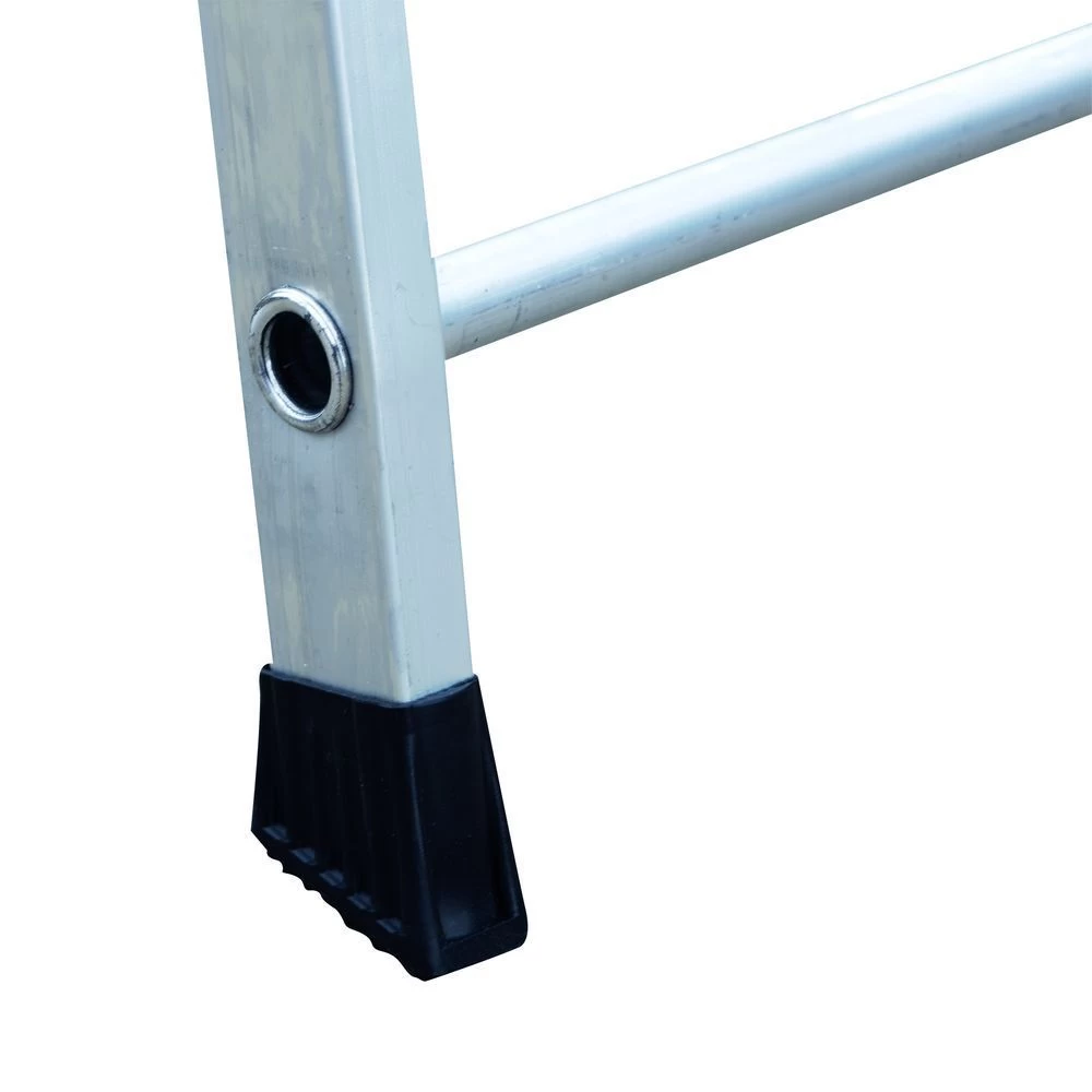 Стремянка алюминиевая с широкой ступенью и органайзером Новая Высота 5 ступеней (арт. 2118105) от магазина ЛесКонПром.ру