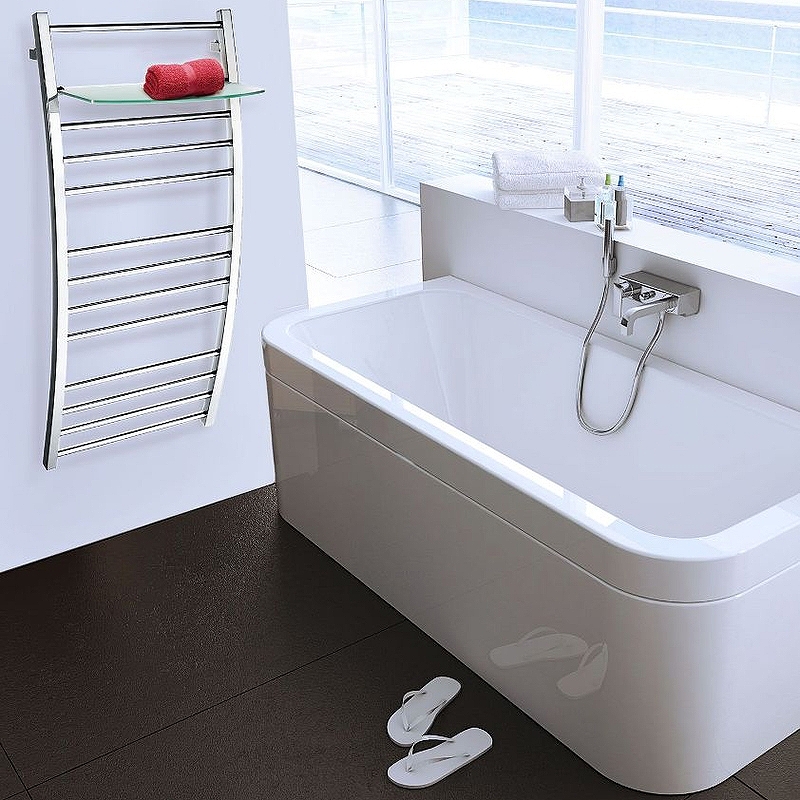 Водяной полотенцесушитель Grota Vela 630х900 Хром от магазина ЛесКонПром.ру