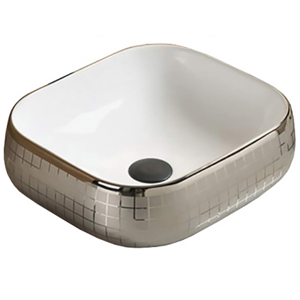 Раковина CeramaLux 45 78321 Серебро от магазина ЛесКонПром.ру