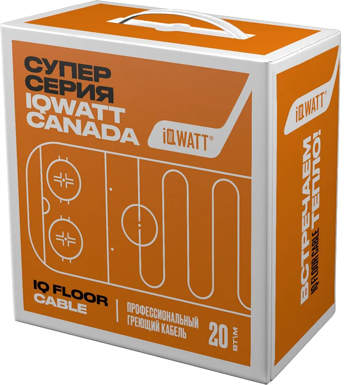Теплый пол IQ Watt Floor cable 60 м от магазина ЛесКонПром.ру