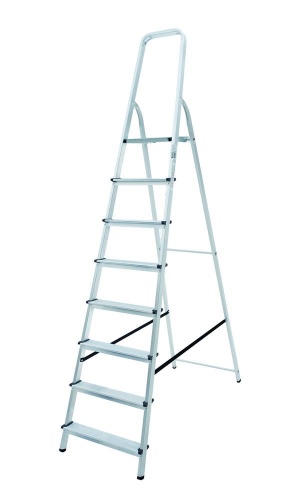 Стремянка алюминиевая Новая Высота 8 ступеней (арт. 1110108) от магазина ЛесКонПром.ру
