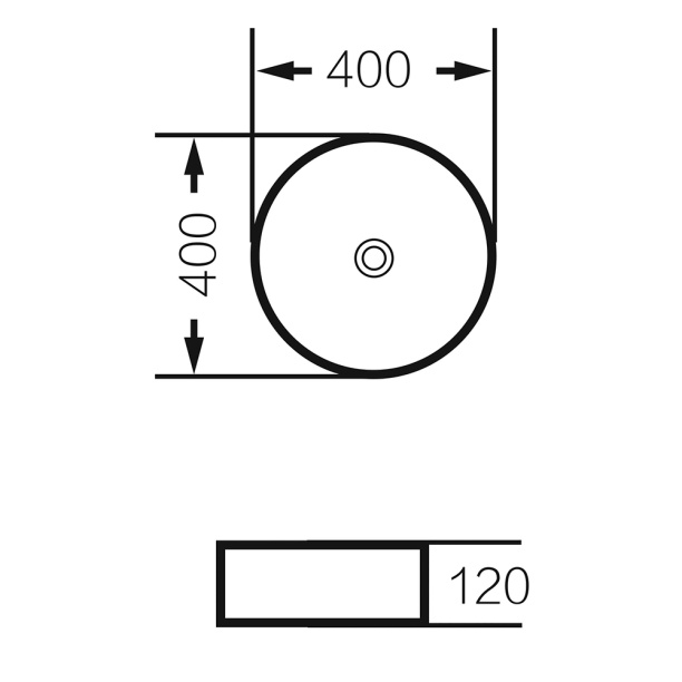 Раковина на столешницу GROSSMAN d40 см матовый серый от магазина ЛесКонПром.ру