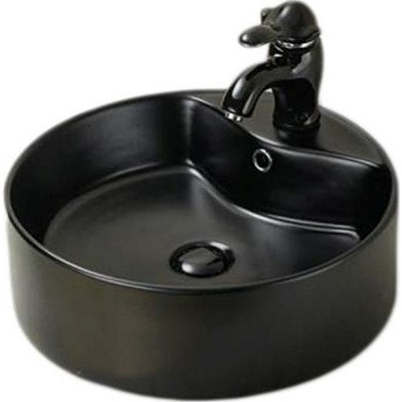 Раковина SantiLine 47 SL-1069MB Черная матовая от магазина ЛесКонПром.ру