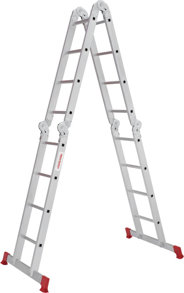 Алюминиевая четырехсекционная лестница-трансформер 340 мм NV2320 НОВАЯ ВЫСОТА 4Х4 арт.2320404 от магазина ЛесКонПром.ру