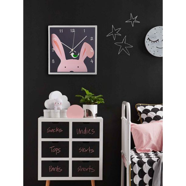 Часы настенные круглые Заяц 24х24 см от магазина ЛесКонПром.ру