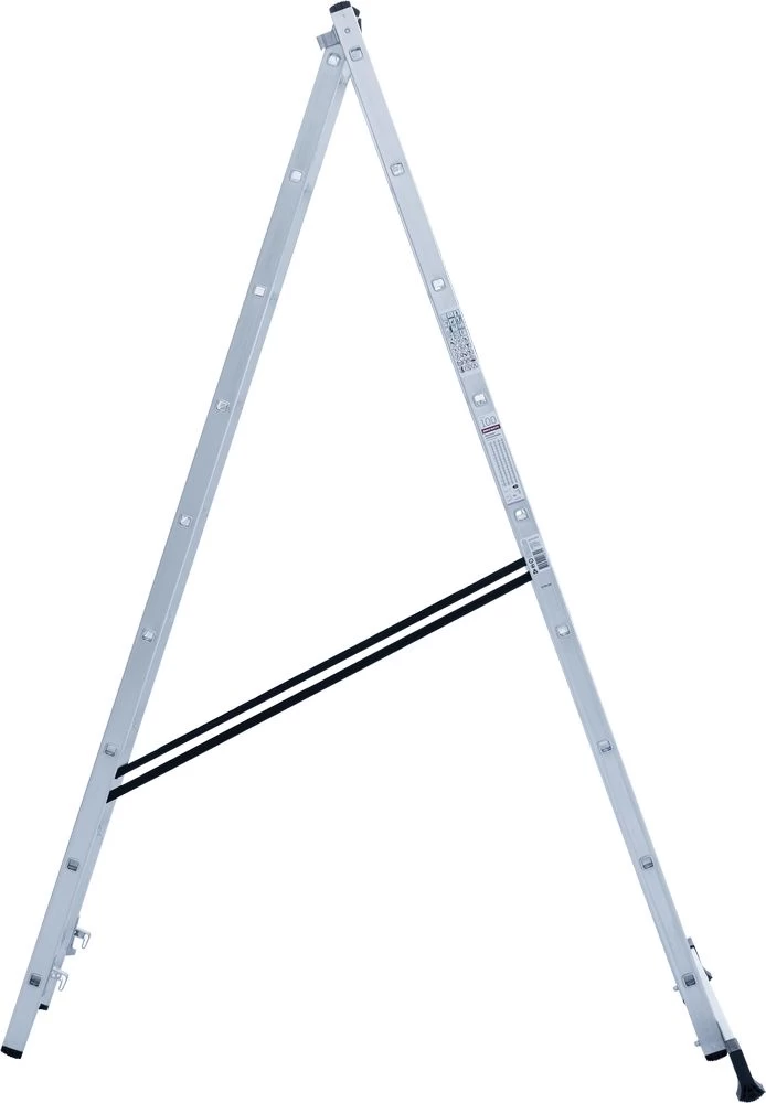 Лестница алюминиевая двухсекционная Новая Высота 2x9 арт. 1220209 от магазина ЛесКонПром.ру