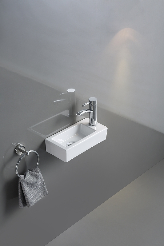 Раковина CeramaLux 36 9272L Белая от магазина ЛесКонПром.ру