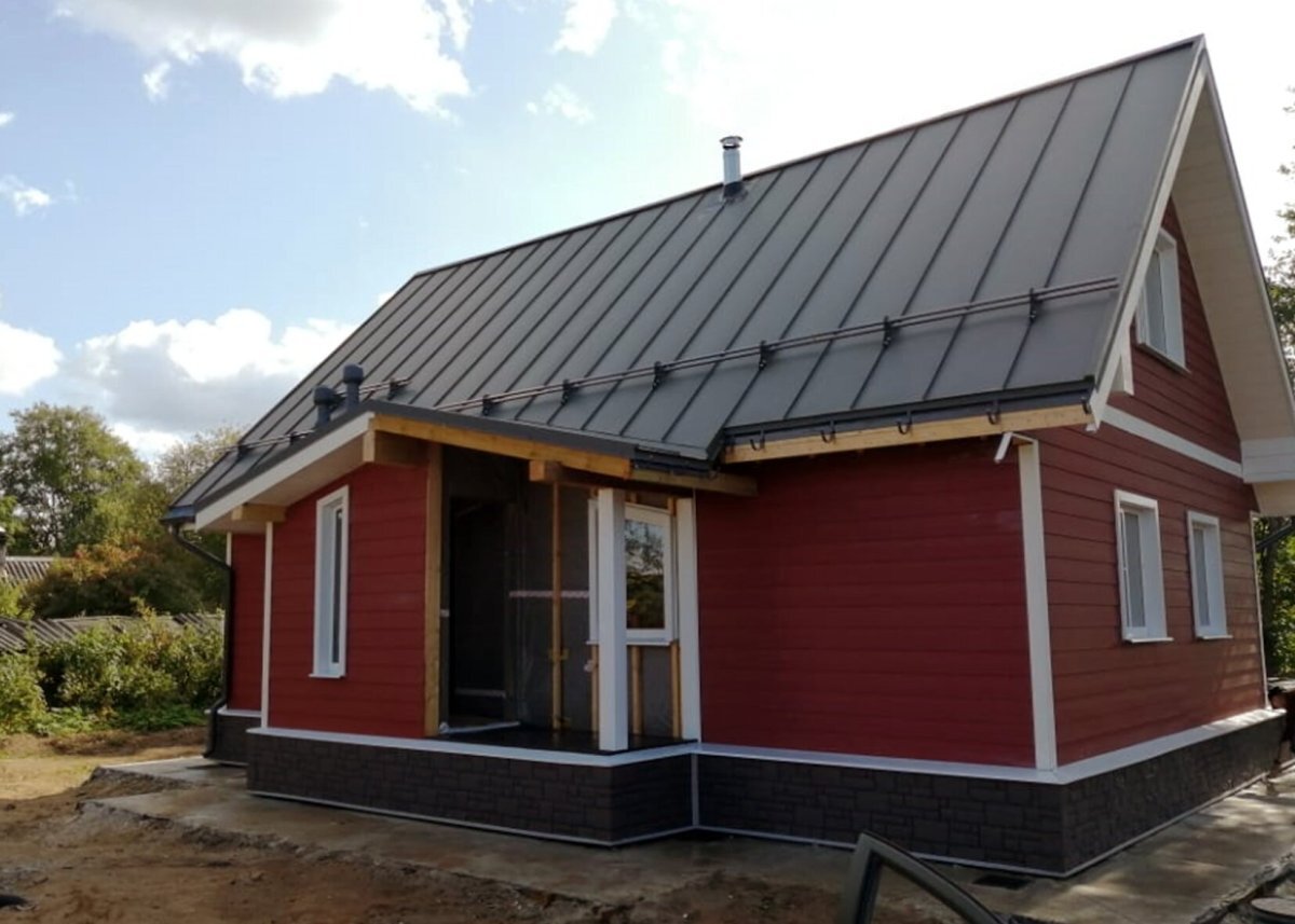 Сайдинг фиброцементный DECOVER 3600x190x8 мм, Bordo от магазина ЛесКонПром.ру