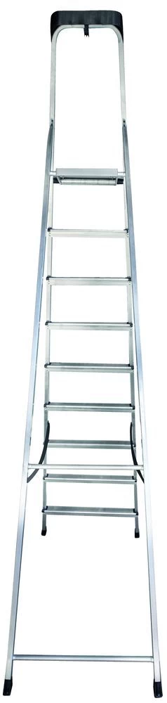 Стремянка алюминиевая с органайзером Новая Высота 9 ступеней (арт. 2115109) от магазина ЛесКонПром.ру