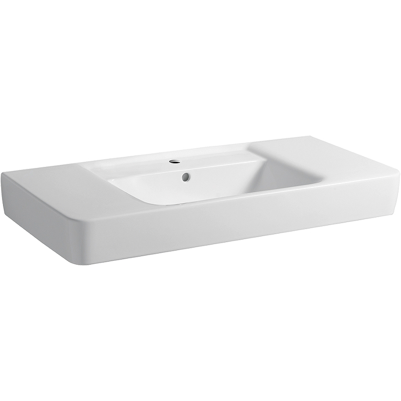 Раковина Geberit Renova Plan 100 122100000 Белая от магазина ЛесКонПром.ру