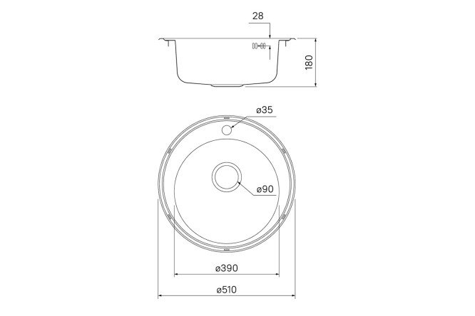 Мойка врезная IDDIS BAS51P0i77 80550608 от магазина ЛесКонПром.ру