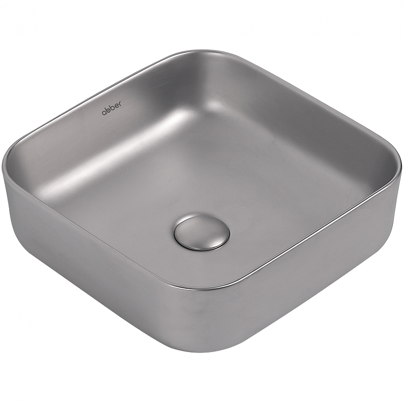 Раковина-чаша Abber Rechteck 39 AC2211MS Серебро матовое от магазина ЛесКонПром.ру