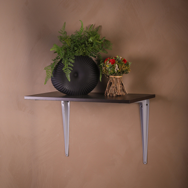 Кронштейн Практик 350х300 мм серый от магазина ЛесКонПром.ру