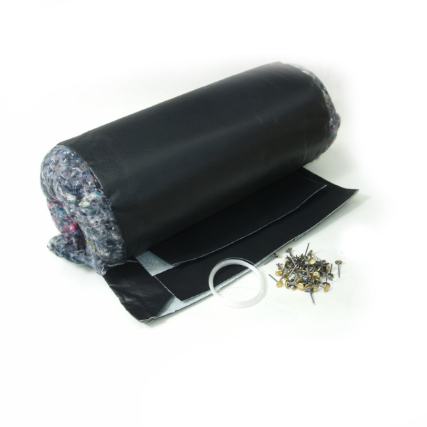 Обивка дверная ватин 2100х1050 мм черная от магазина ЛесКонПром.ру