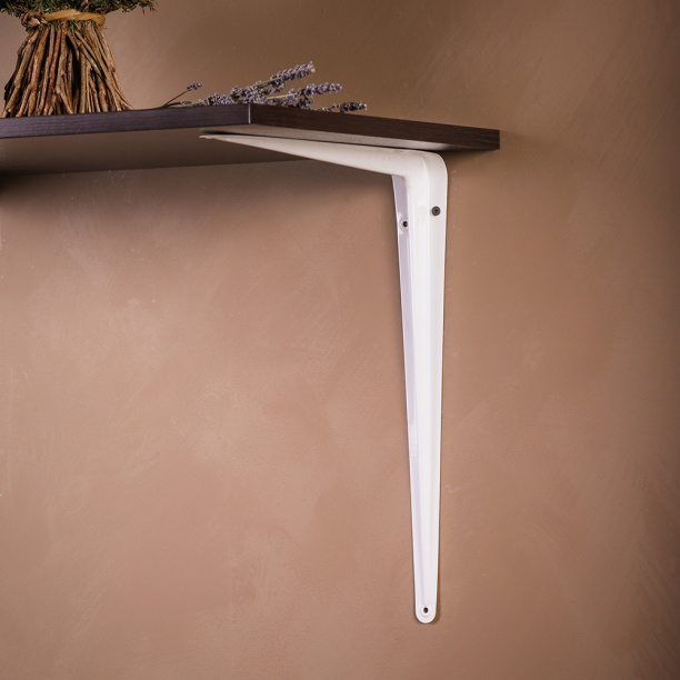 Кронштейн Практик 400х350 мм белый от магазина ЛесКонПром.ру