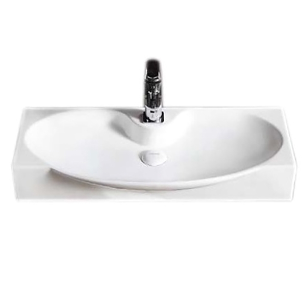 Раковина CeramaLux 68 STR 4282A Белая от магазина ЛесКонПром.ру