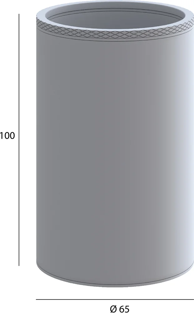 Стакан Boheme Uno 10982-CR chrome от магазина ЛесКонПром.ру