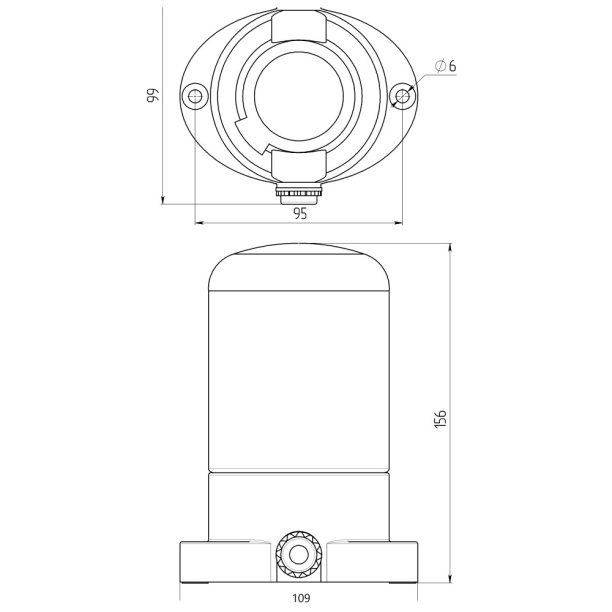 Светильник настенно-потолочный Свет НББ 1x60 Вт Е27 IP54 от магазина ЛесКонПром.ру