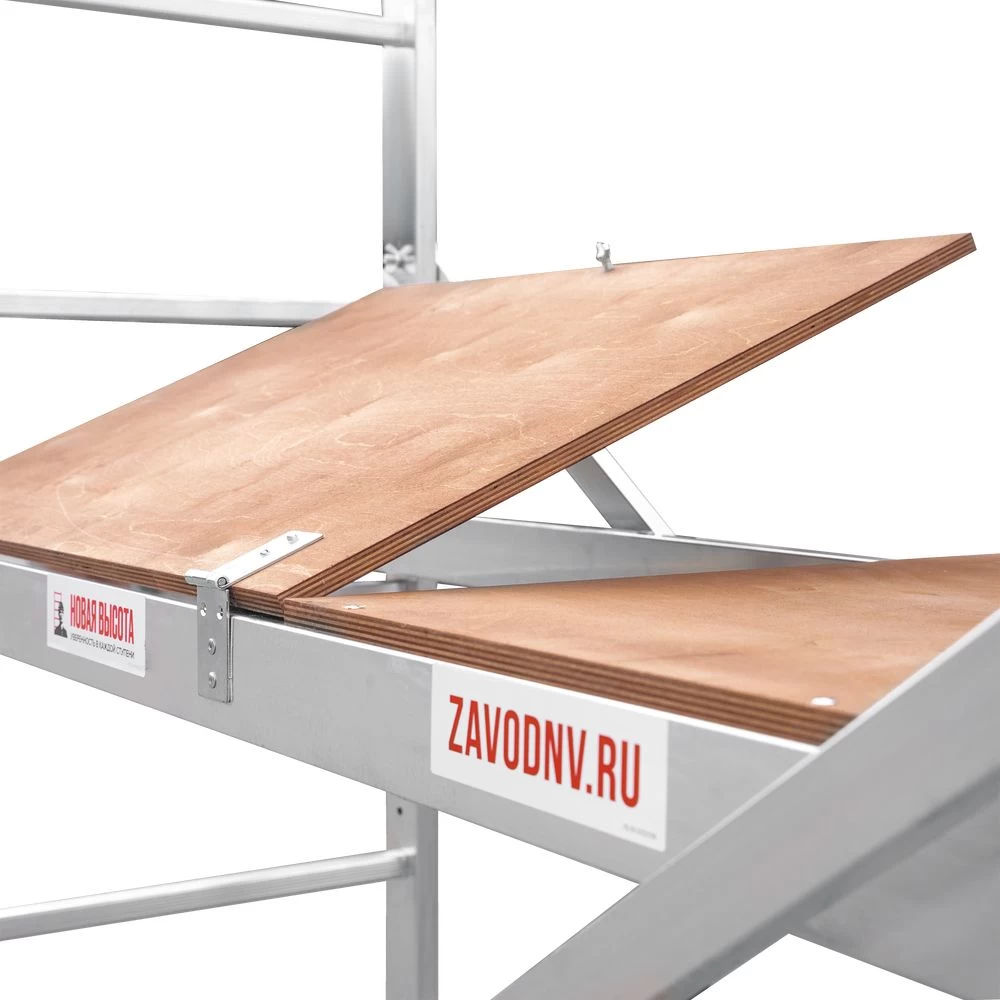 Алюминиевая Вышка-тура НОВАЯ ВЫСОТА с рабочей высотой до 5,1 м. Арт. 2450408 от магазина ЛесКонПром.ру