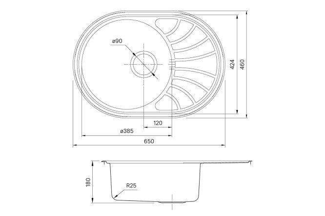Мойка врезная IDDIS Suno 80550571 от магазина ЛесКонПром.ру
