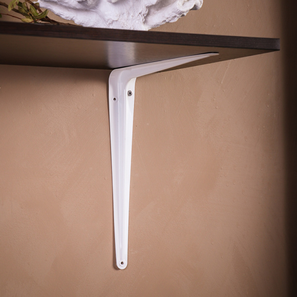 Кронштейн Практик 300х250 мм белый от магазина ЛесКонПром.ру