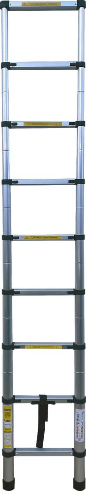 Односекционная телескопическая лестница HOZ-BLOCK 3,8м от магазина ЛесКонПром.ру