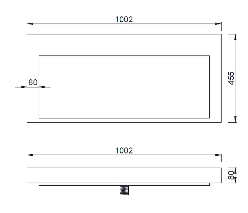 Раковина Boheme Armadi Art Flat 100 859-100 Белая от магазина ЛесКонПром.ру