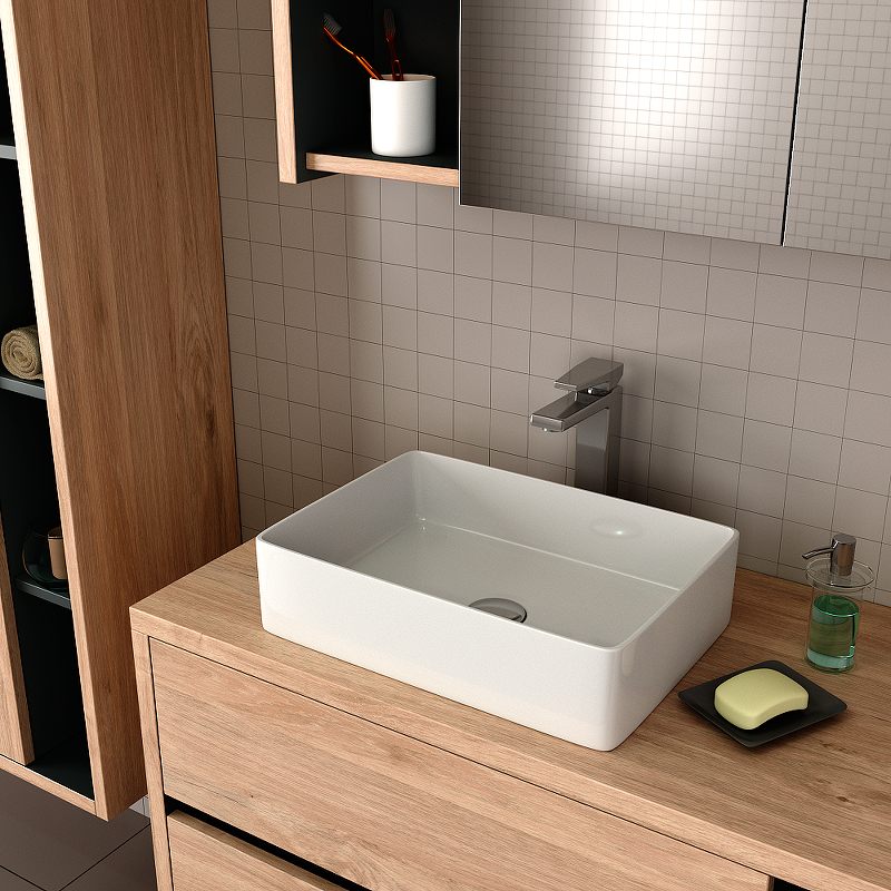 Раковина-чаша D&K Berlin 47 DT1431216 Белая от магазина ЛесКонПром.ру